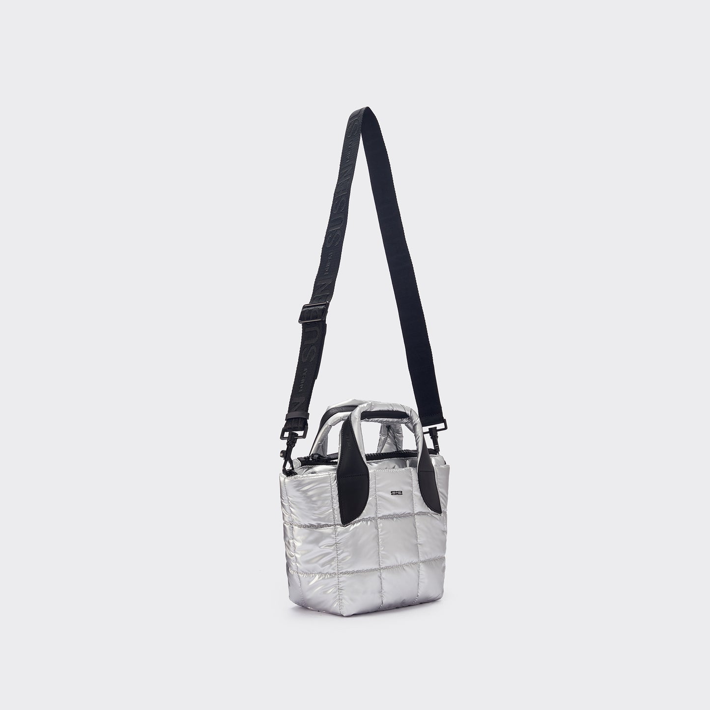 Raphael Small Size Tote - silvery