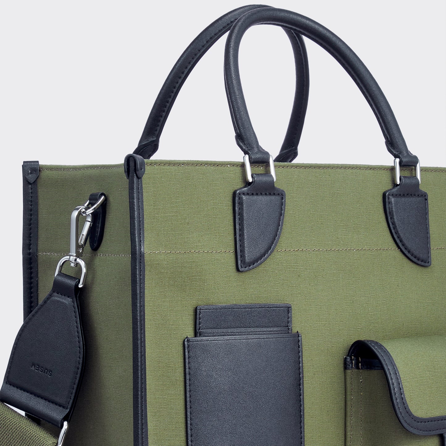 Gabriel Vertical Edition Small Size Canvas Tote- Military green