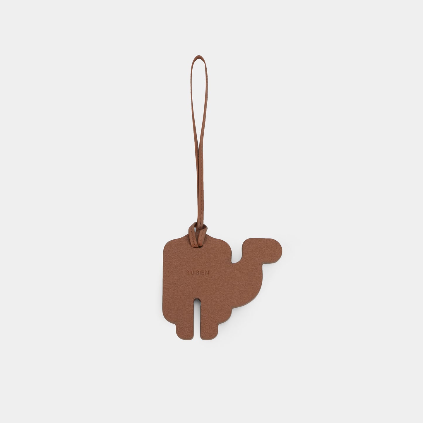 Camel leather pendant - Brown