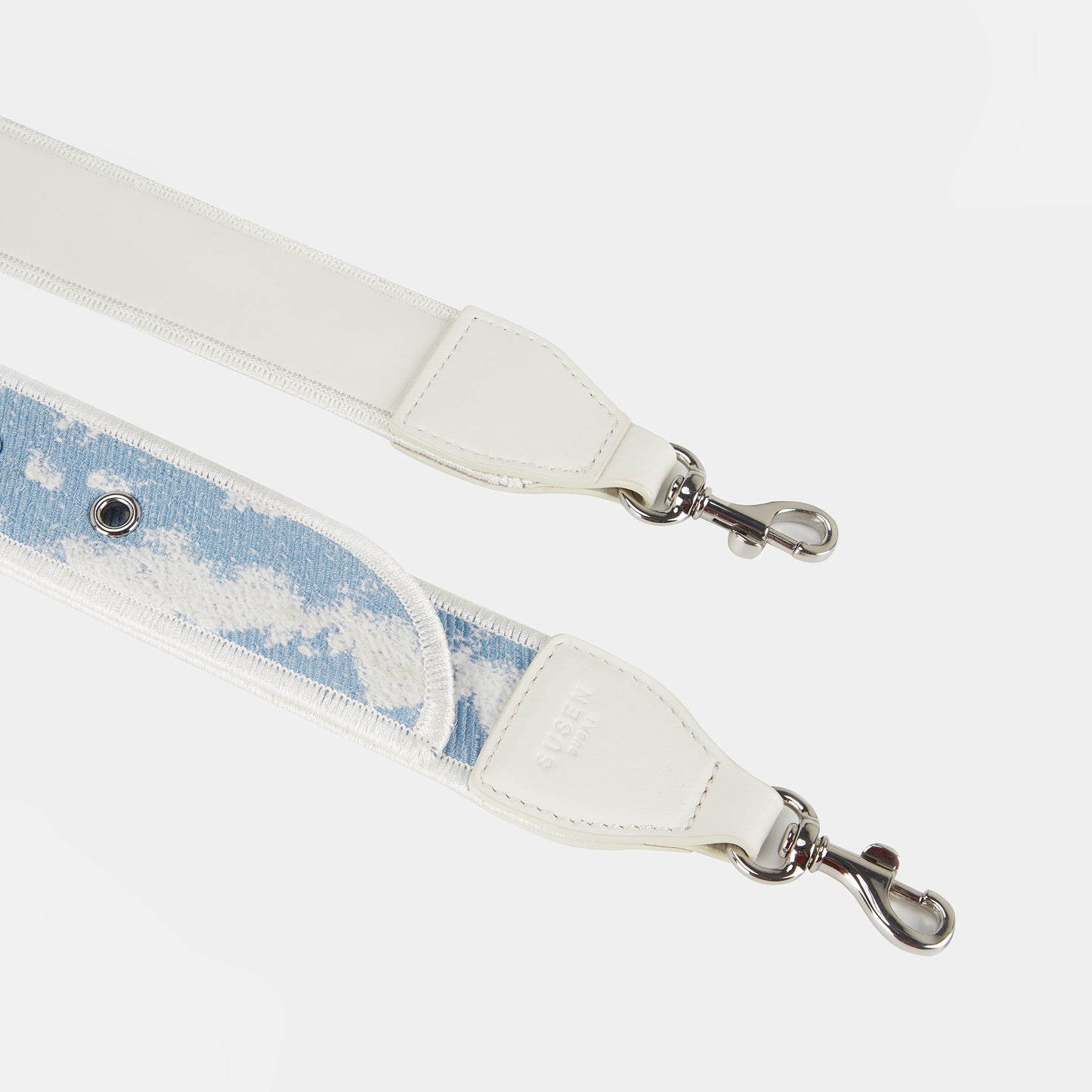 SUSEN Cloud Embroidery Bag - Light Blue