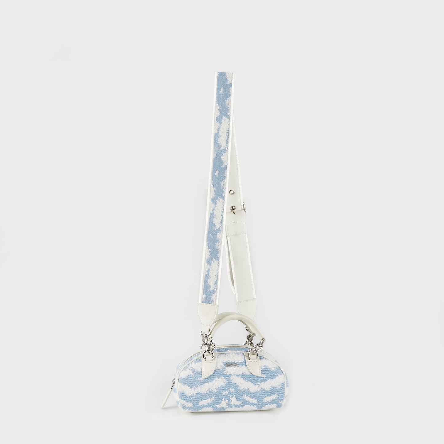 SUSEN Cloud Embroidery Bag - Light Blue