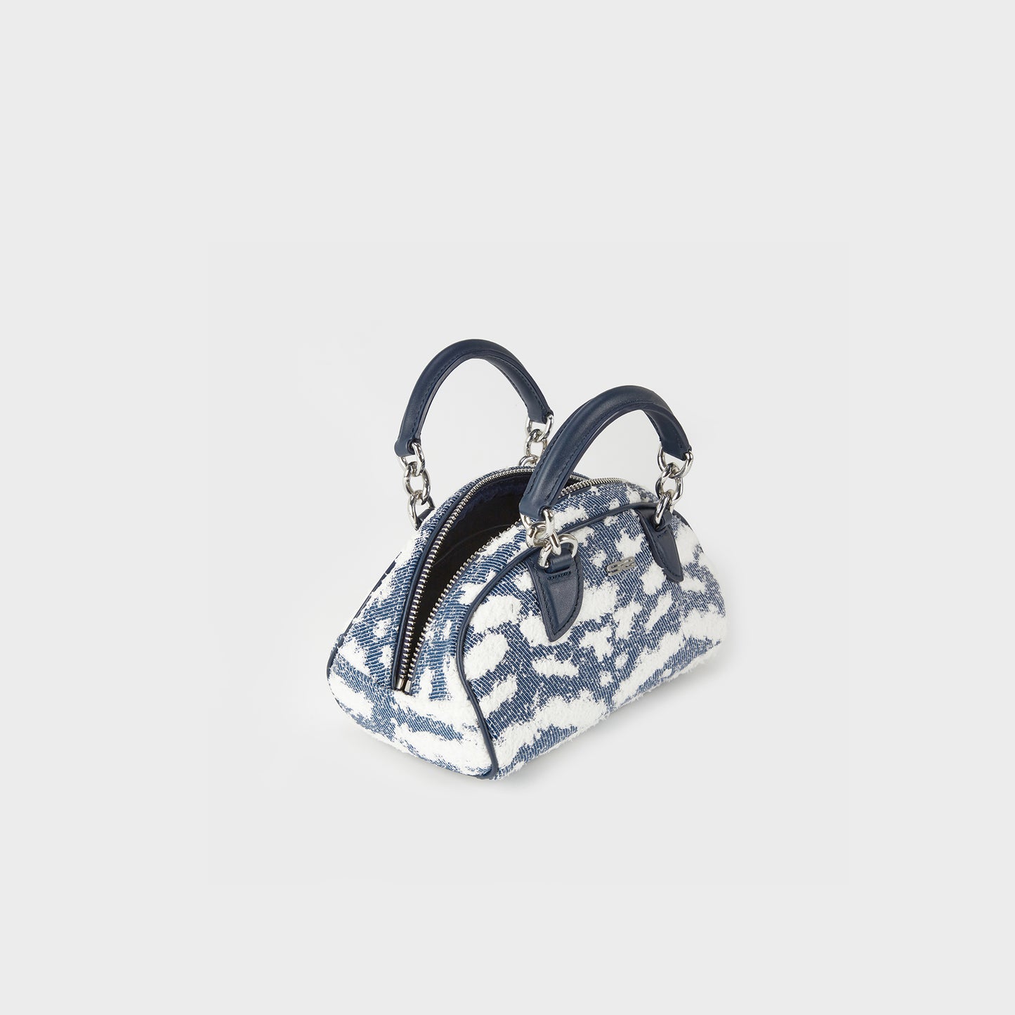 SUSEN Cloud Embroidery Bag - Dark Blue